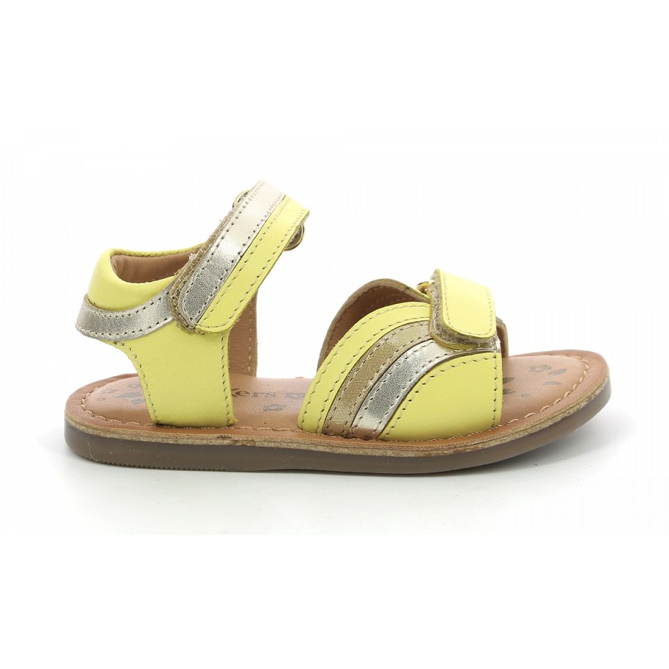 Kickers Divizza Sandaler Tjej Metal | 96803-EUVI