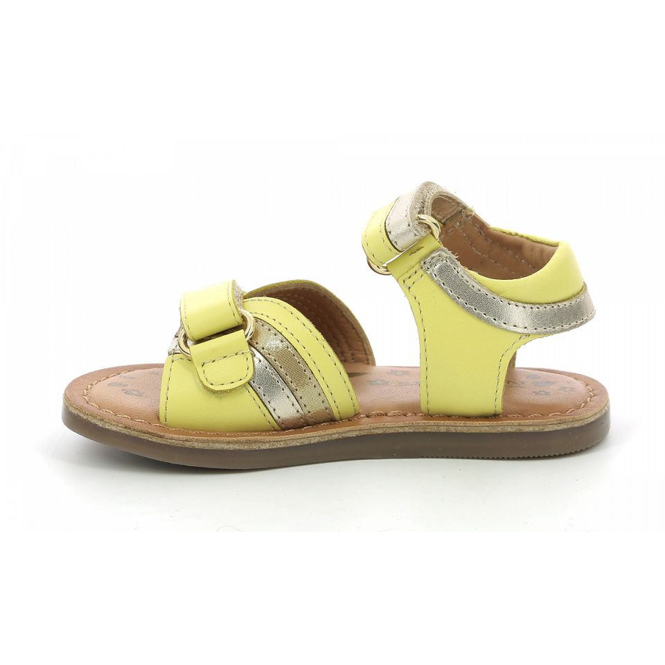 Kickers Divizza Sandaler Tjej Metal | 96803-EUVI