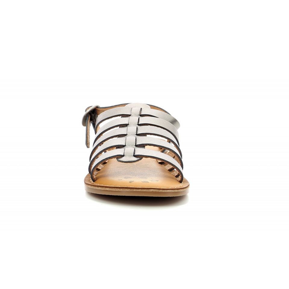 Kickers Dixon Sandaler Tjej Silver | 82675-BQWH