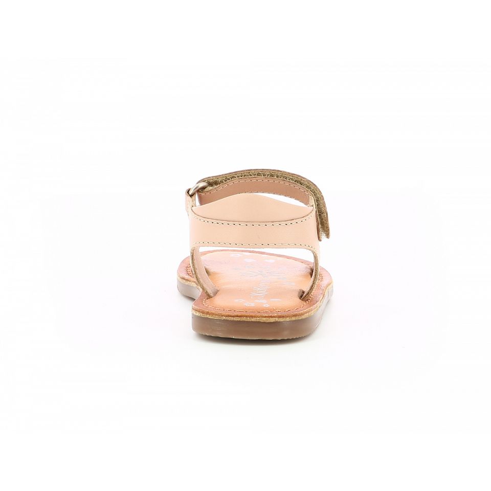 Kickers Dyastarlised Sandaler Tjej Ljusrosa Metal | 20683-MOZR