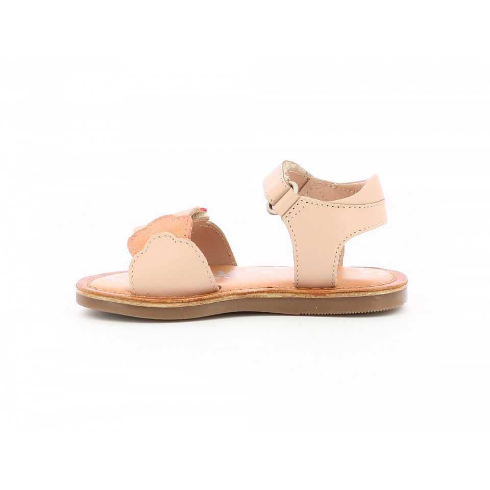 Kickers Dyastarlised Sandaler Tjej Ljusrosa Metal | 20683-MOZR