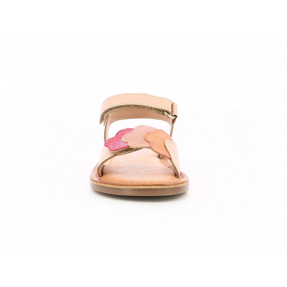 Kickers Dyastarlised Sandaler Tjej Ljusrosa Metal | 20683-MOZR
