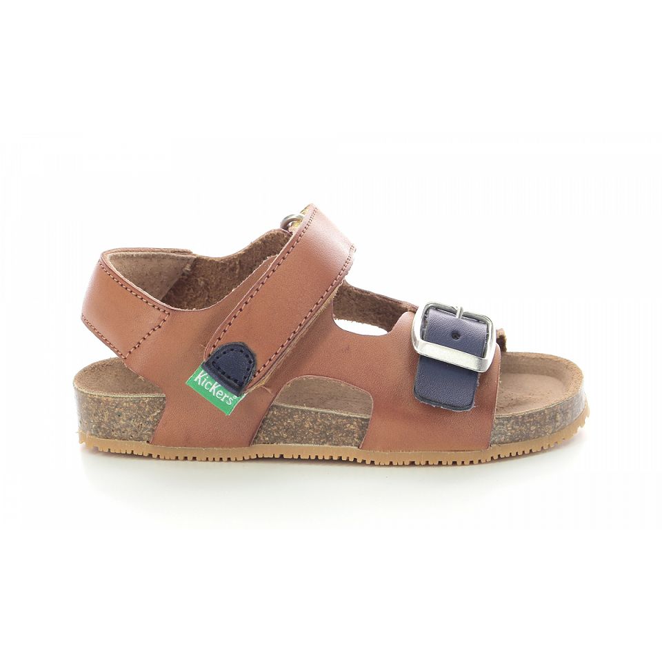 Kickers Fuxio Sandaler Pojke Marinblå | 89756-GPVH