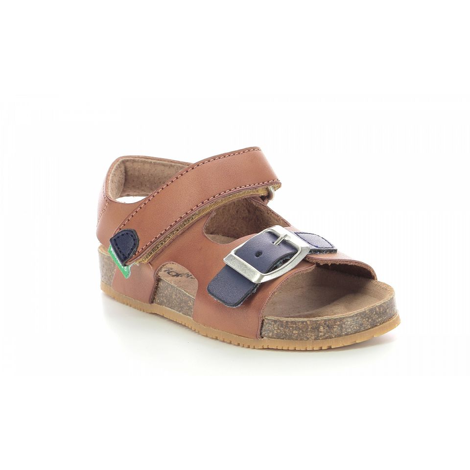 Kickers Fuxio Sandaler Pojke Marinblå | 89756-GPVH