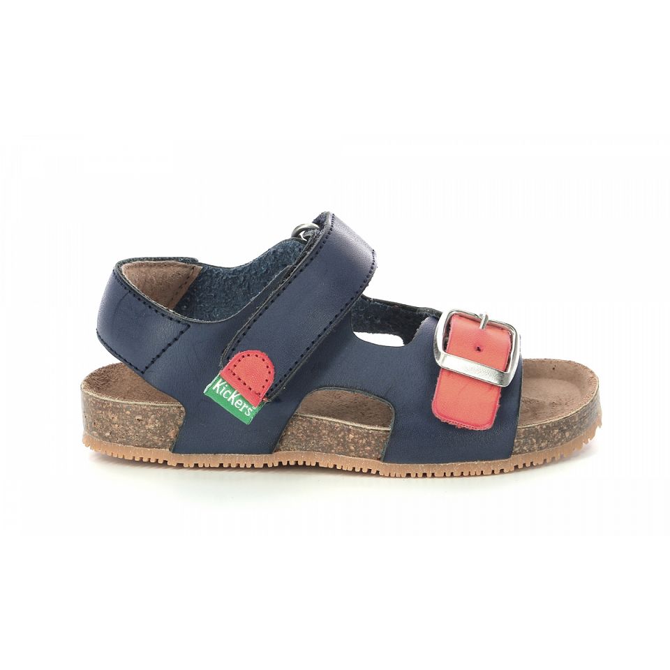 Kickers Fuxio Sandaler Pojke Navyange | 07964-BOJF