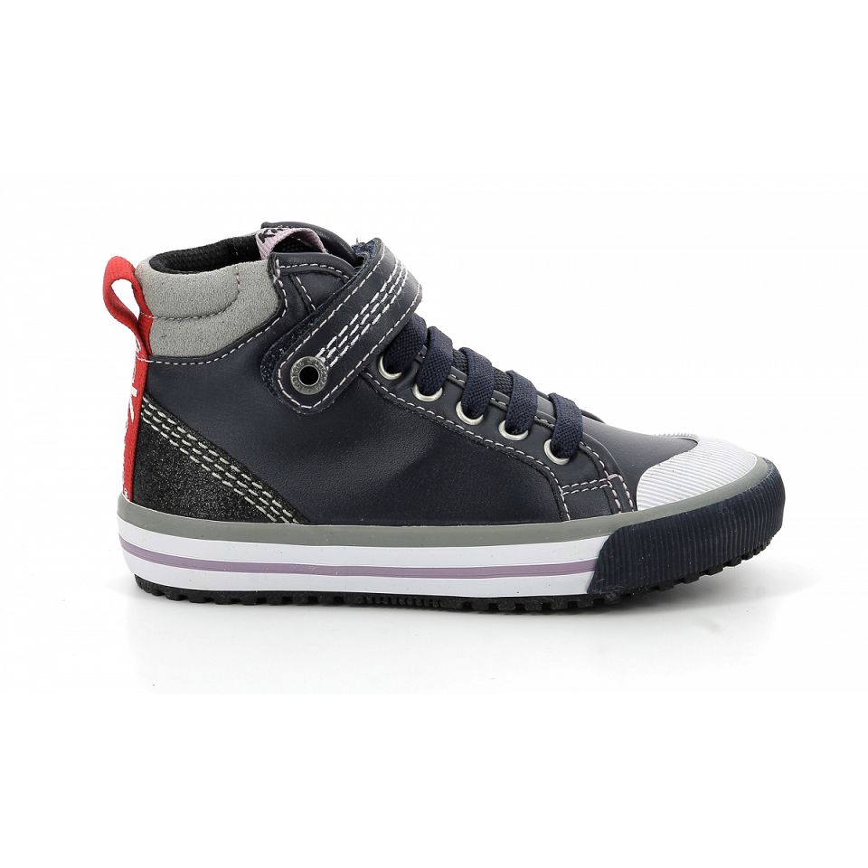 Kickers Geckira hi Sneakers Tjej Marinblå | 09263-DYKZ