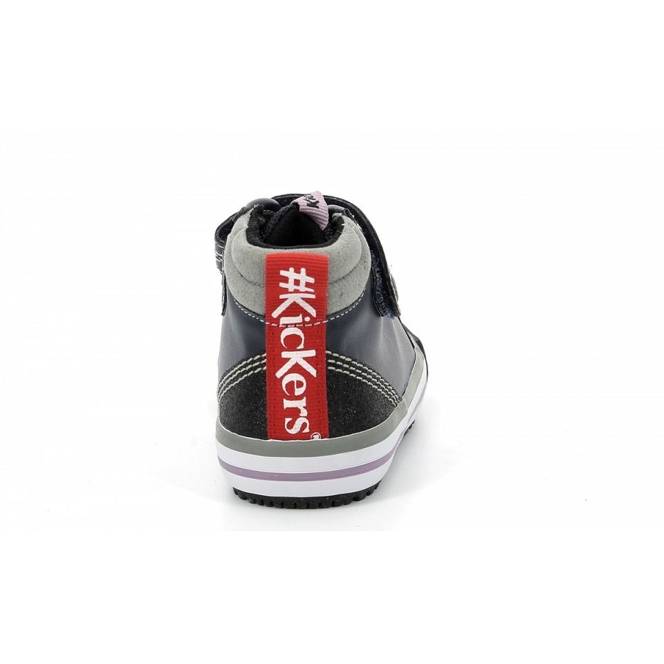 Kickers Geckira hi Sneakers Tjej Marinblå | 09263-DYKZ