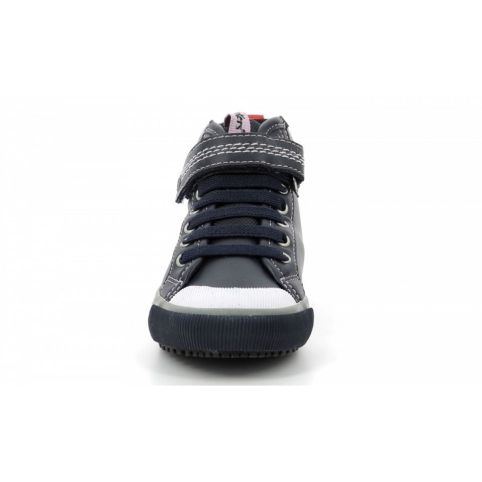 Kickers Geckira hi Sneakers Tjej Marinblå | 09263-DYKZ