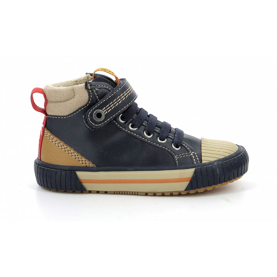 Kickers Geckiro hi Sneakers Pojke Marinblå | 05267-GZQV