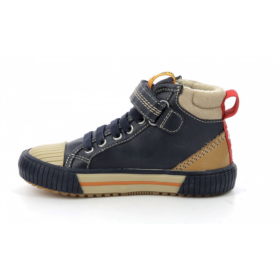 Kickers Geckiro hi Sneakers Pojke Marinblå | 05267-GZQV