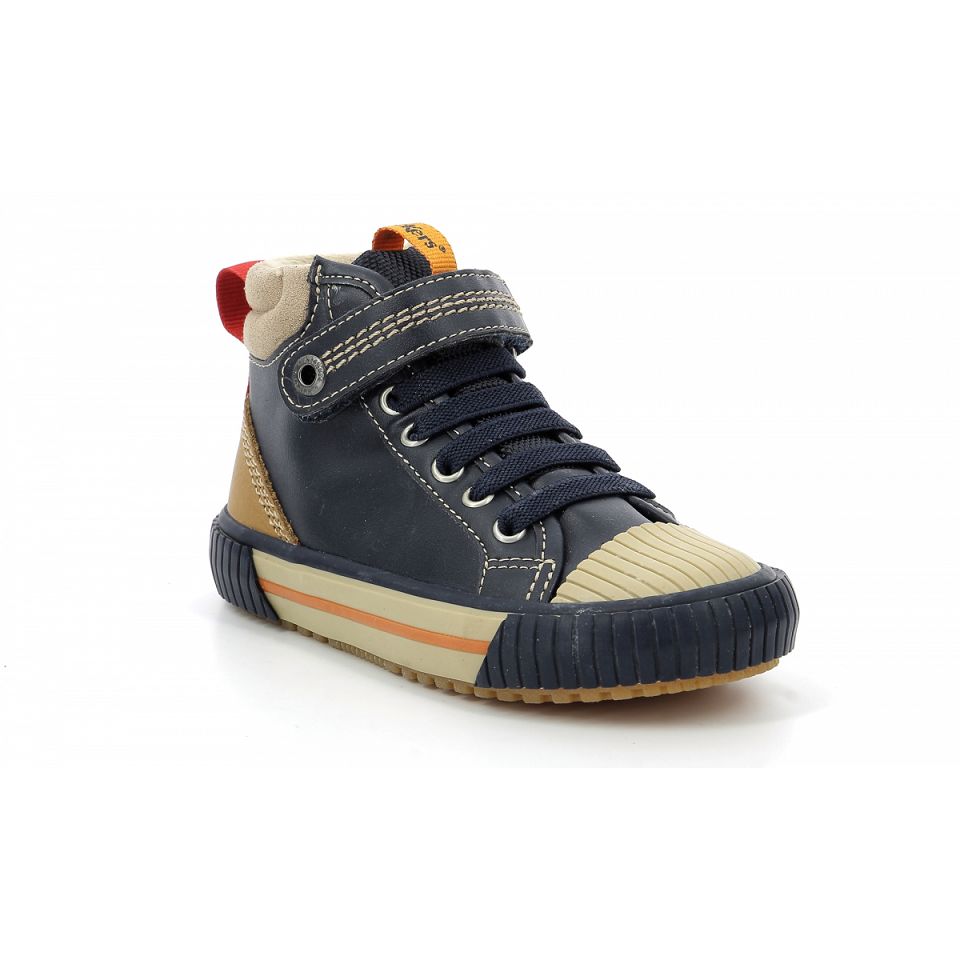 Kickers Geckiro hi Sneakers Pojke Marinblå | 05267-GZQV