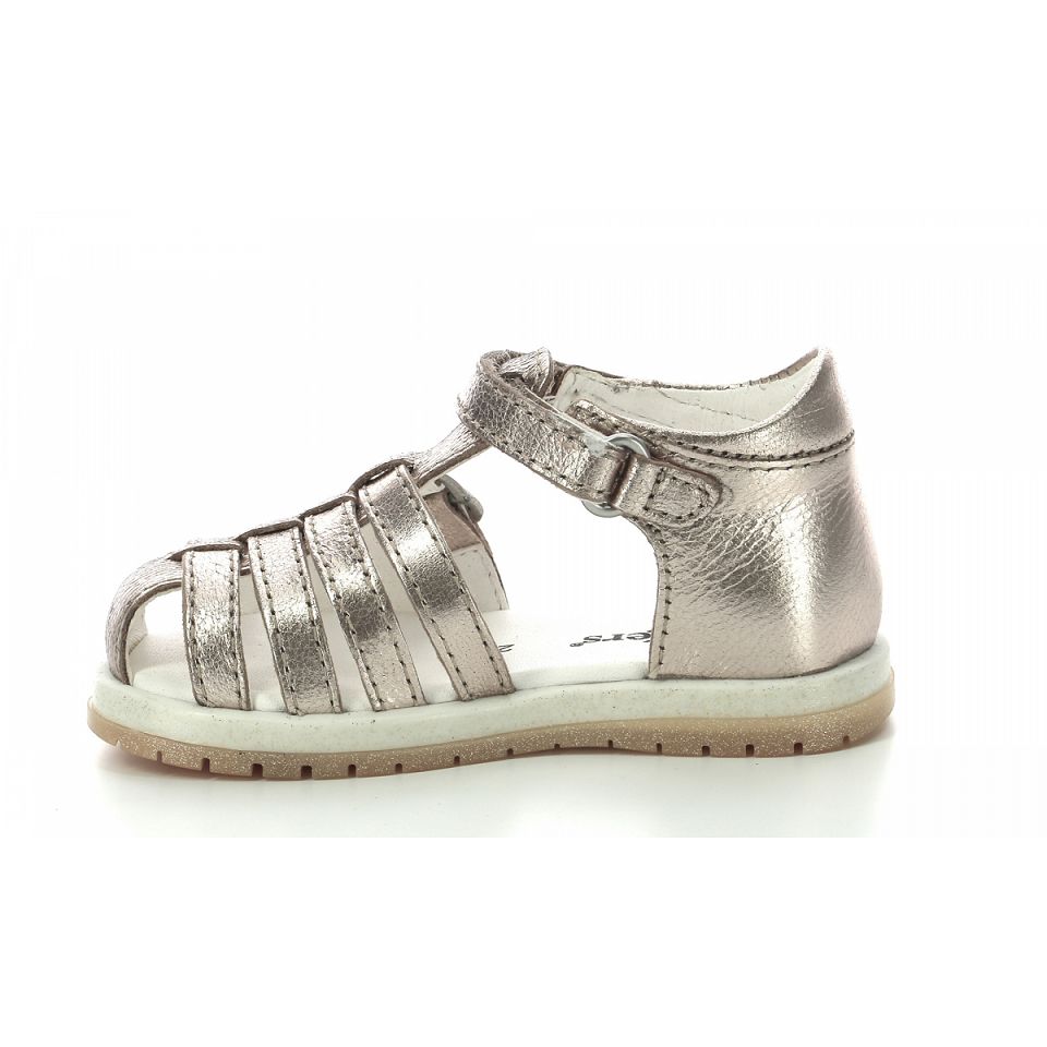 Kickers Gyana Sandaler Tjej Guld | 15348-QGFU