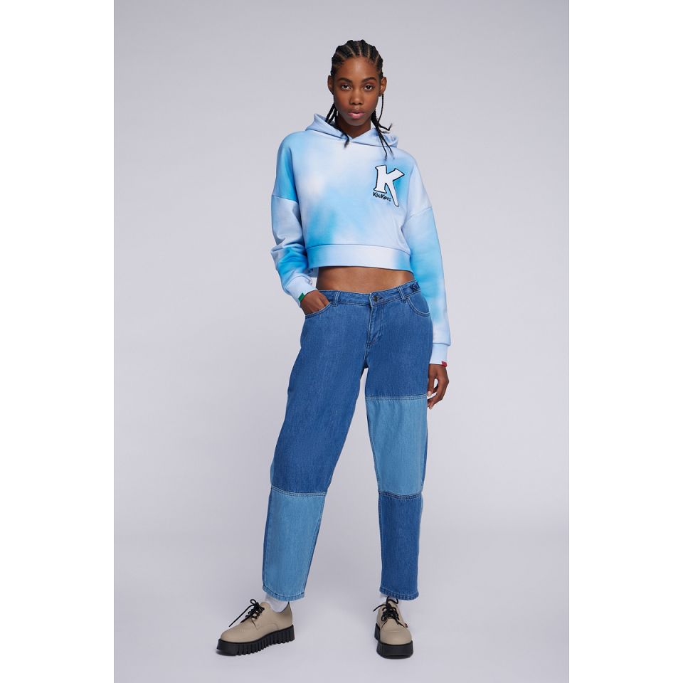 Kickers Hoodie Dam Blå | 43085-PLUV