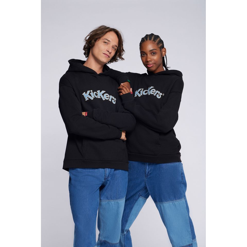 Kickers Hoodie Dam Svarta | 97306-CLYD