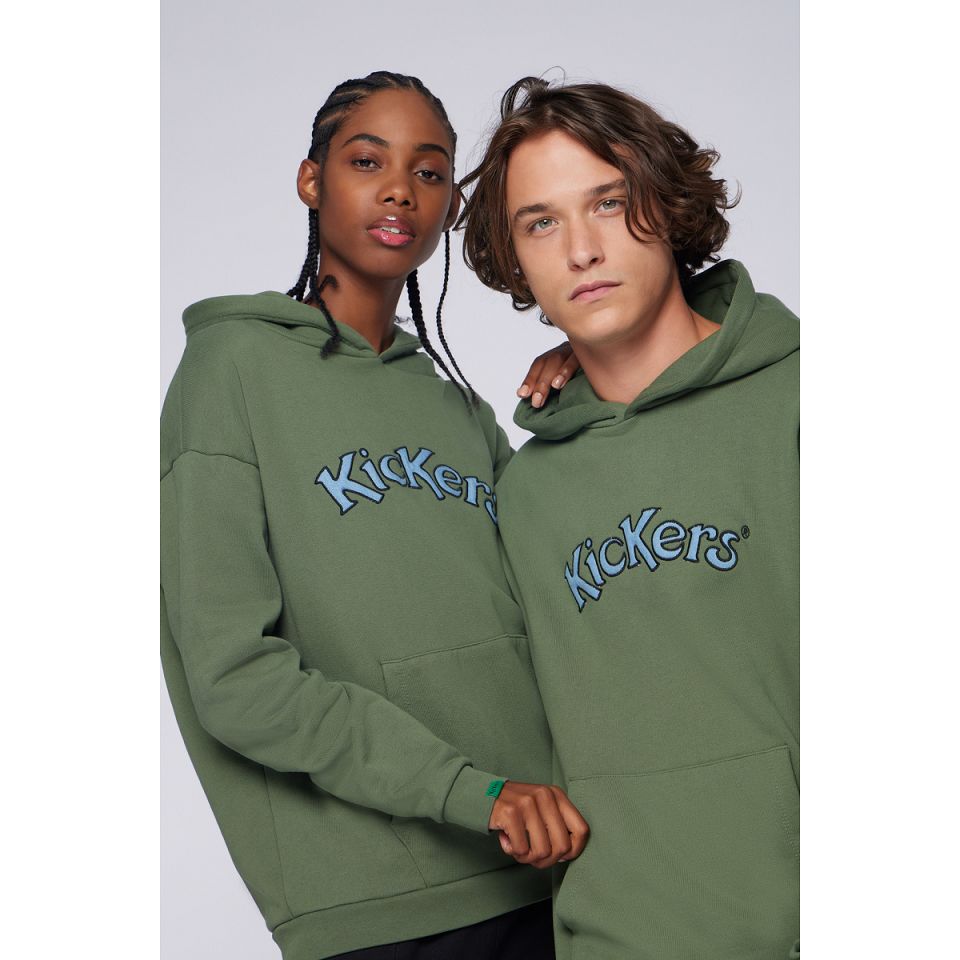 Kickers Hoodie Herr Khaki | 37892-TLCZ