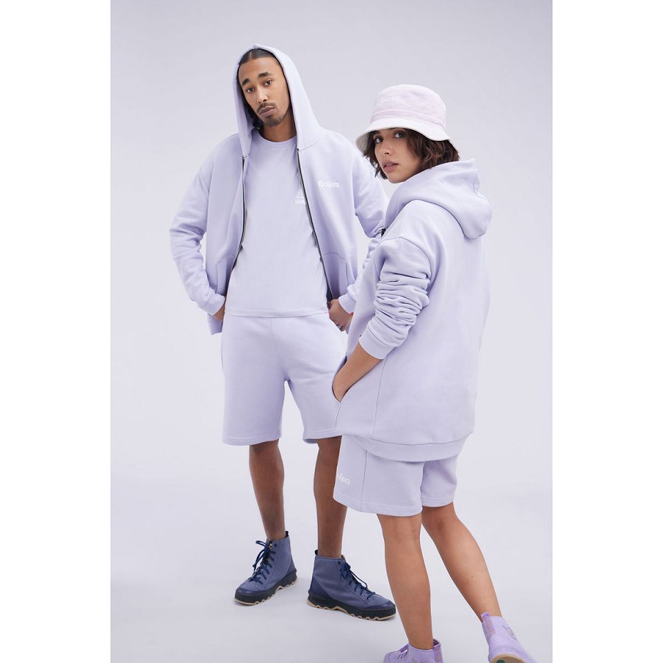 Kickers Hoodie Herr Lilac | 50387-JWEU