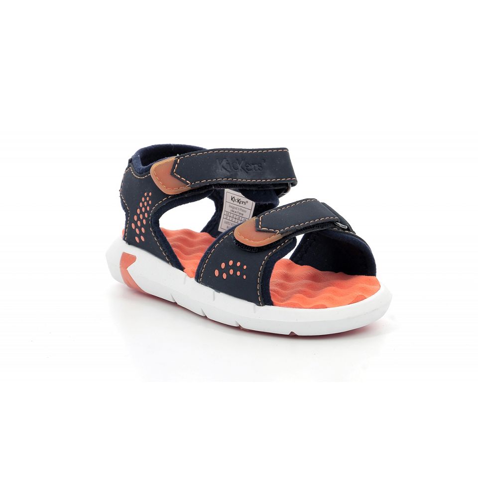 Kickers Jumangap Sandaler Pojke Navyange | 60381-VUSB