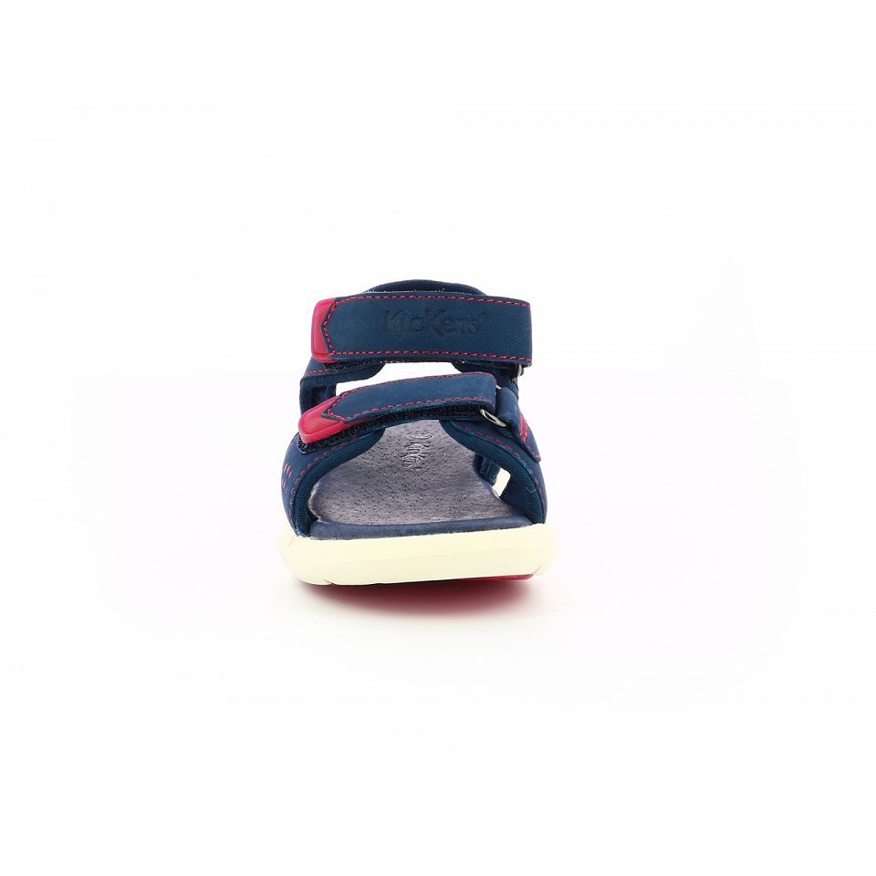 Kickers Jumangap Sandaler Tjej Marinblå Röda | 15390-TBKE