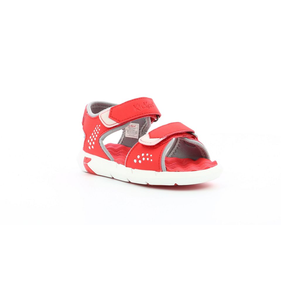 Kickers Jumangap Sandaler Tjej Röda | 56703-IJUE