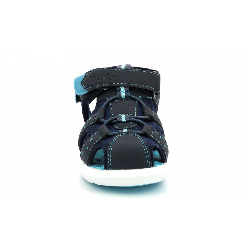 Kickers Jumange Sandaler Pojke Mörkblå | 64509-JEZC