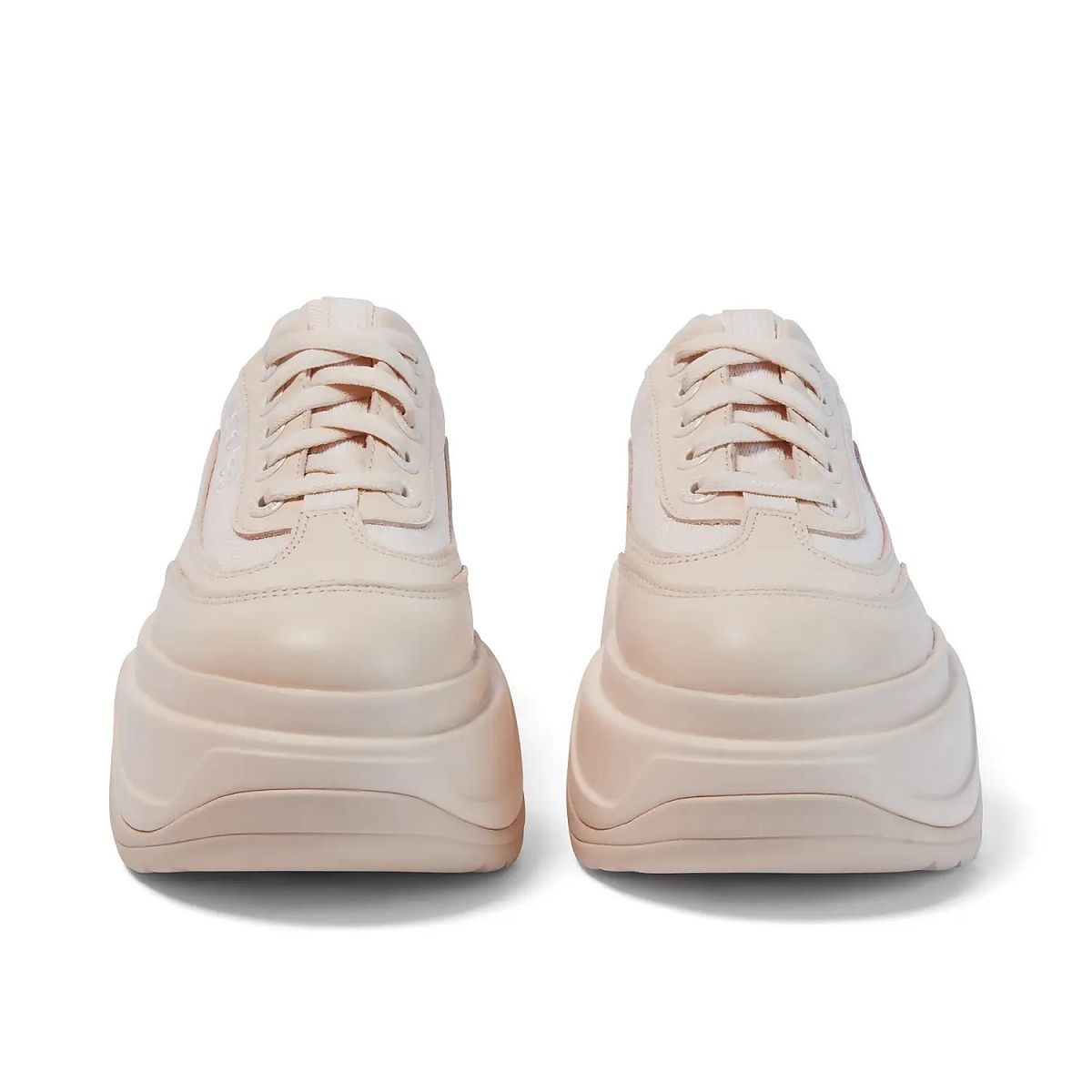 Kickers Kade Lo Leather Sneakers Dam Grädde | 23809-BYGO