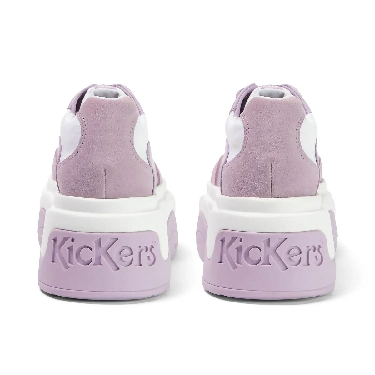 Kickers Kade Lo Leather Sneakers Dam Lila | 27451-AHID