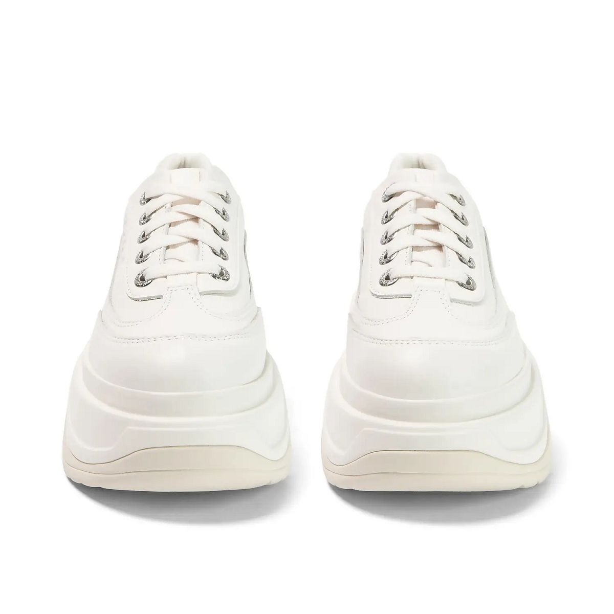 Kickers Kade Lo Leather Sneakers Dam Vita | 41092-YHSA