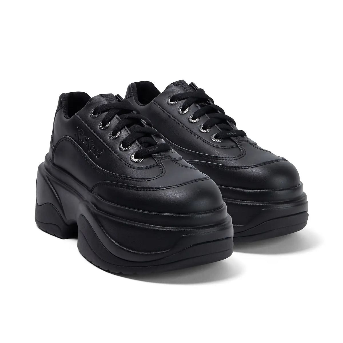 Kickers Kade Lo Veganska Sneakers Herr Svarta | 71408-LUBI