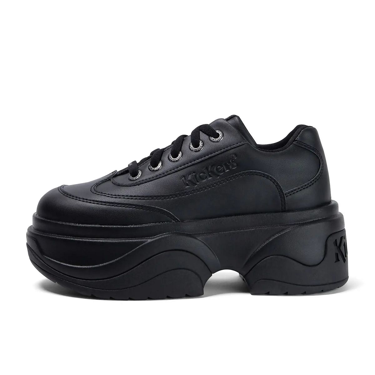 Kickers Kade Lo Veganska Sneakers Herr Svarta | 71408-LUBI