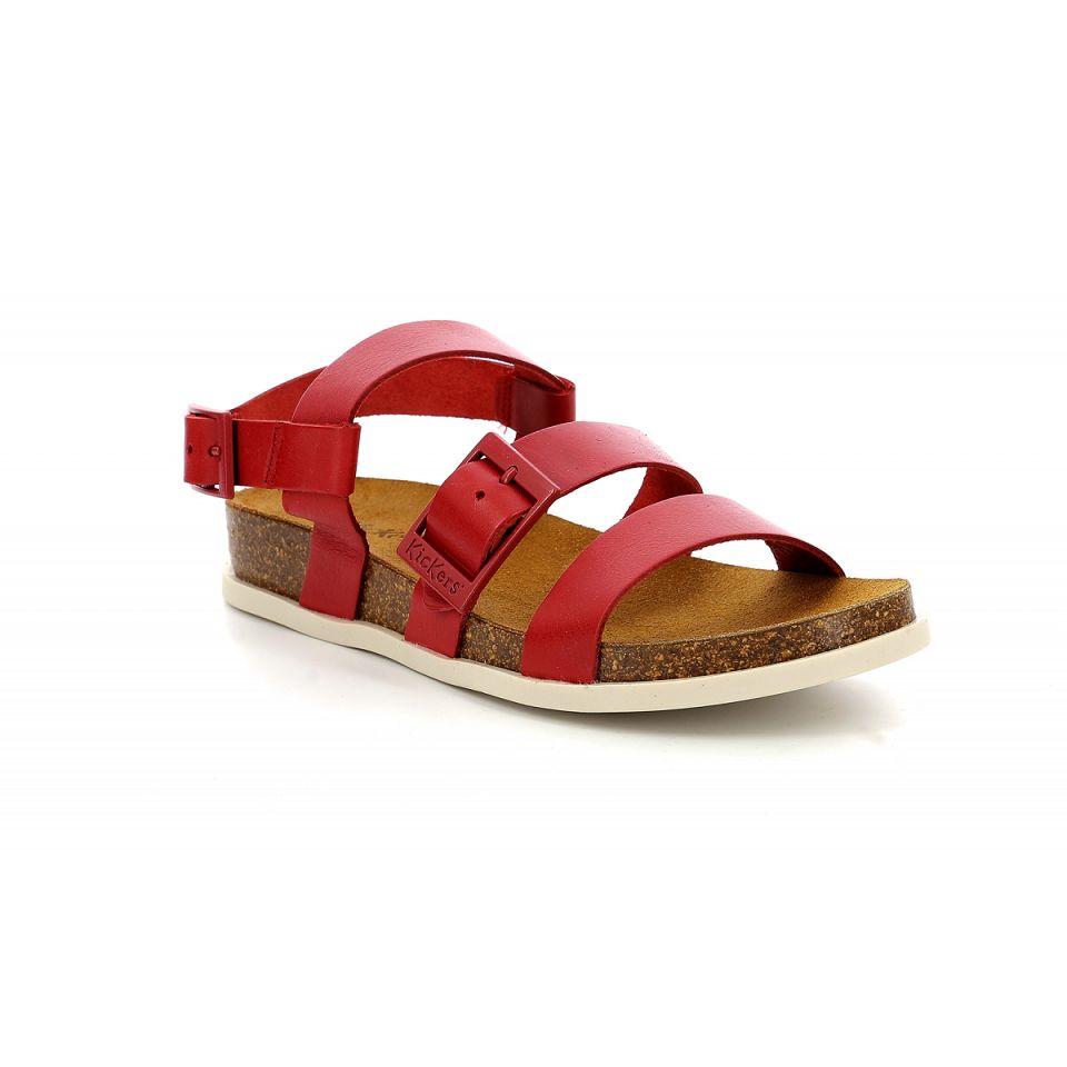 Kickers Kick alana Sandaler Dam Röda | 50698-JIMU