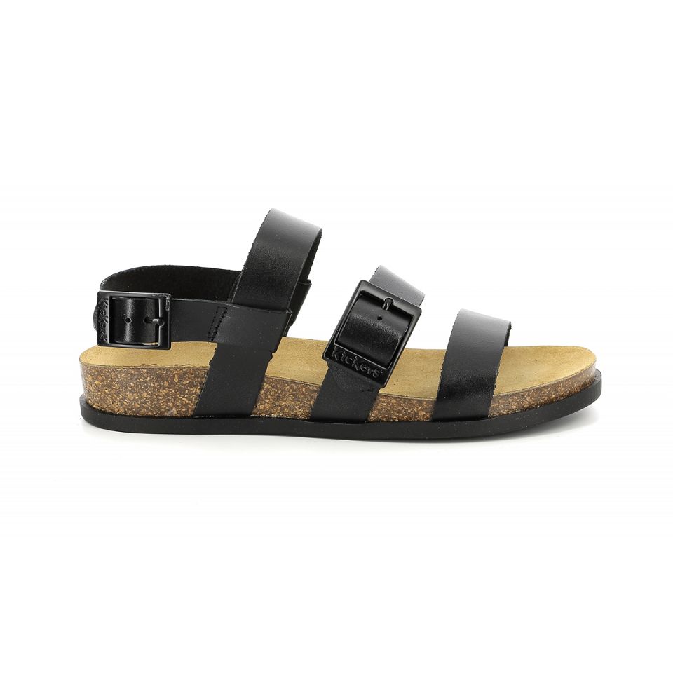 Kickers Kick alana Sandaler Dam Svarta | 56104-YXIW