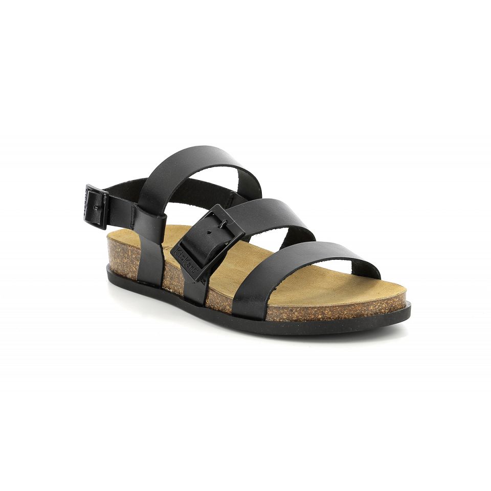 Kickers Kick alana Sandaler Dam Svarta | 56104-YXIW