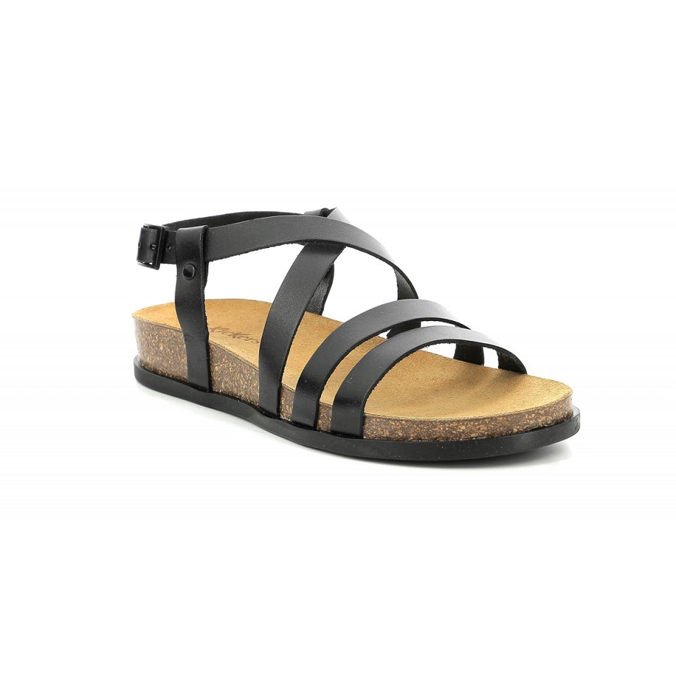 Kickers Kick alice Sandaler Dam Svarta | 26487-TNMC