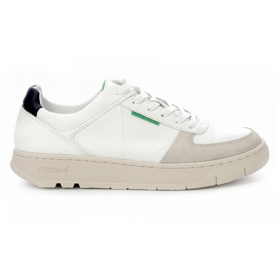 Kickers Kick allow Sneakers Dam Vita Marinblå | 51493-YKGC