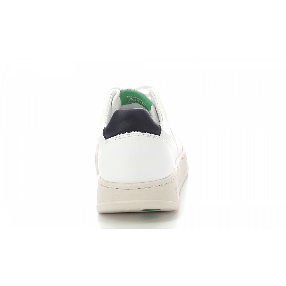 Kickers Kick allow Sneakers Herr Vita Marinblå | 76218-WTMG