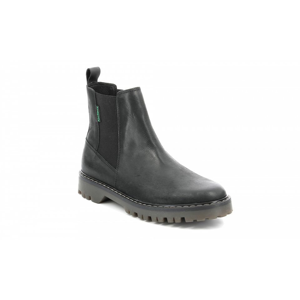 Kickers Kick deckfit Chelsea Boots Dam Svarta | 02579-HBDI
