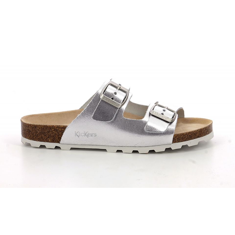 Kickers Kick elk Sandaler Dam Silver | 58719-IAUV