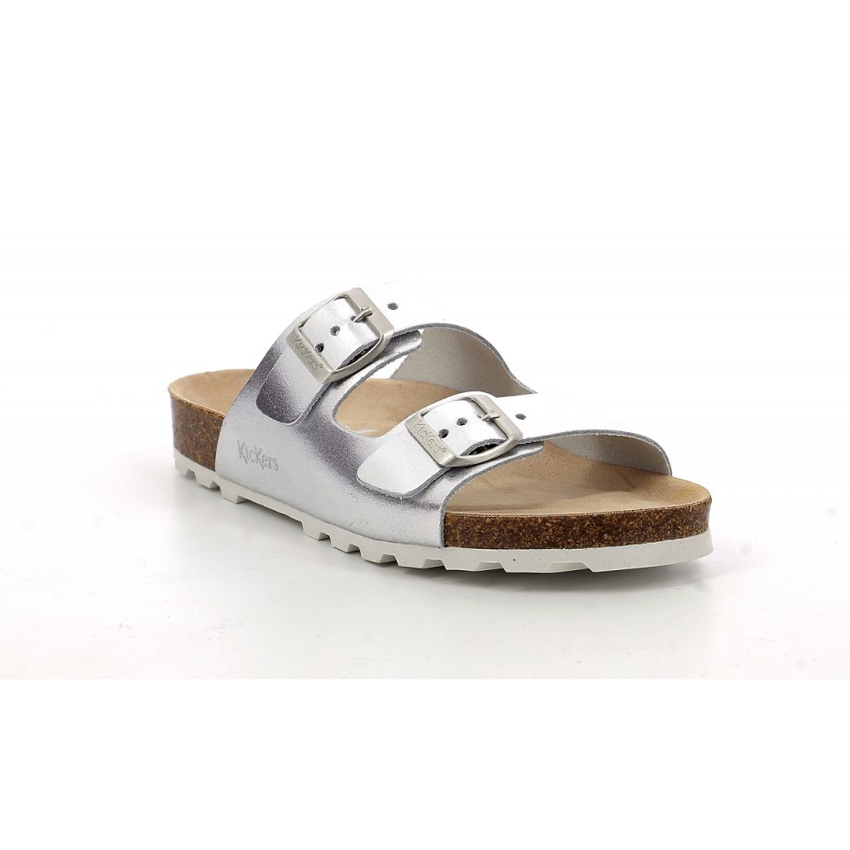 Kickers Kick elk Sandaler Dam Silver | 58719-IAUV