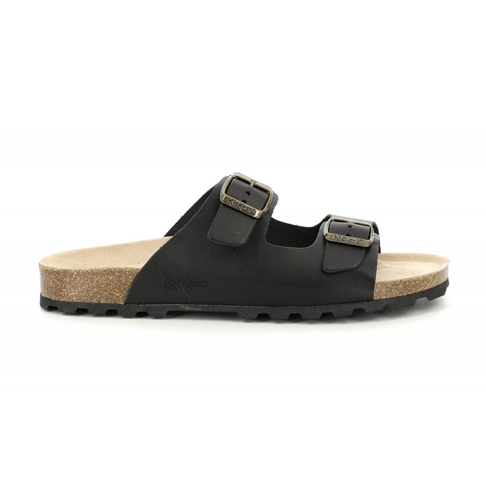 Kickers Kick elk Sandaler Herr Svarta | 70459-ORPK