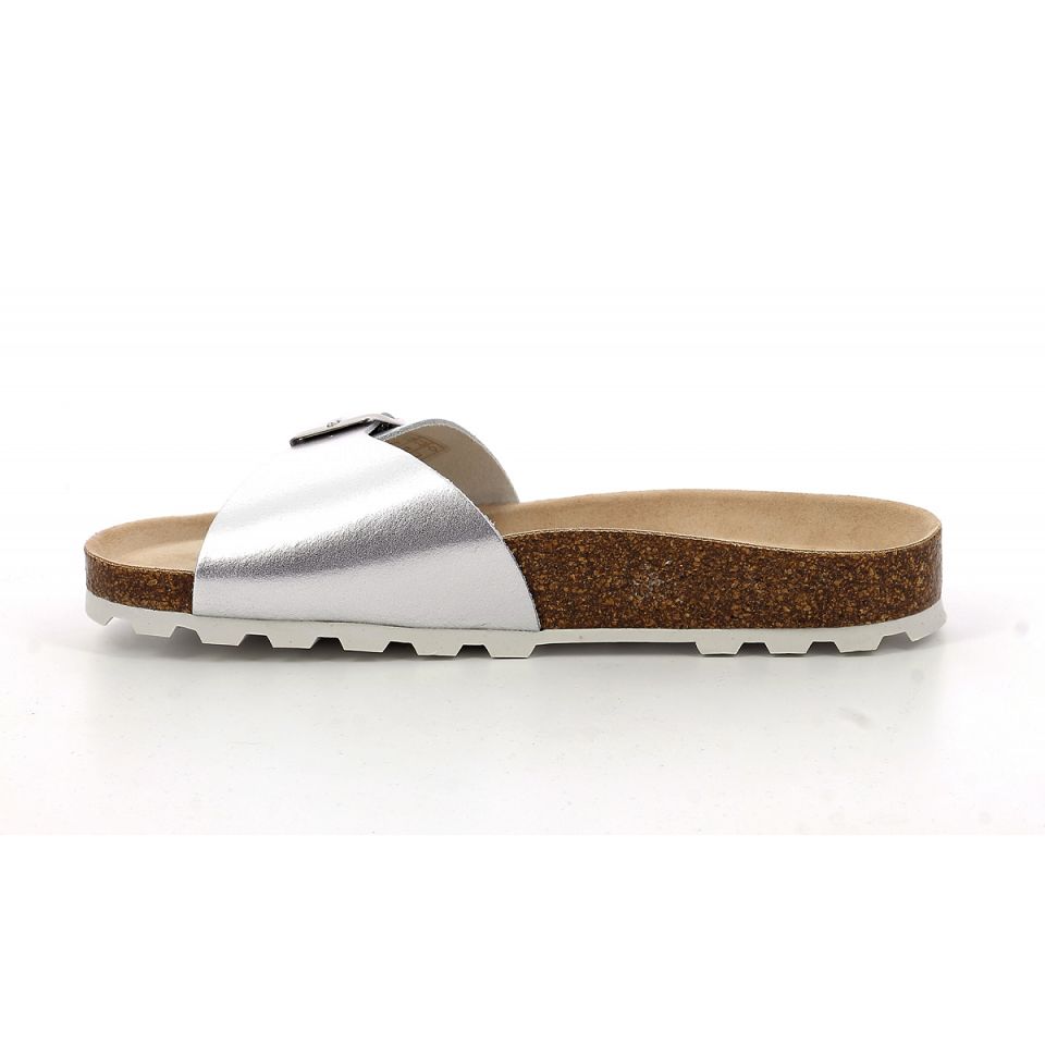 Kickers Kick eyra Sandaler Dam Silver | 59023-JNPX