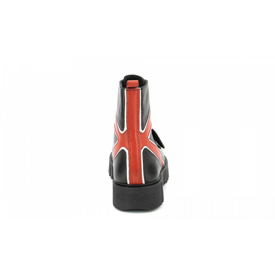 Kickers Kick fabulous Stövlar Herr Black/red | 92853-SGMH