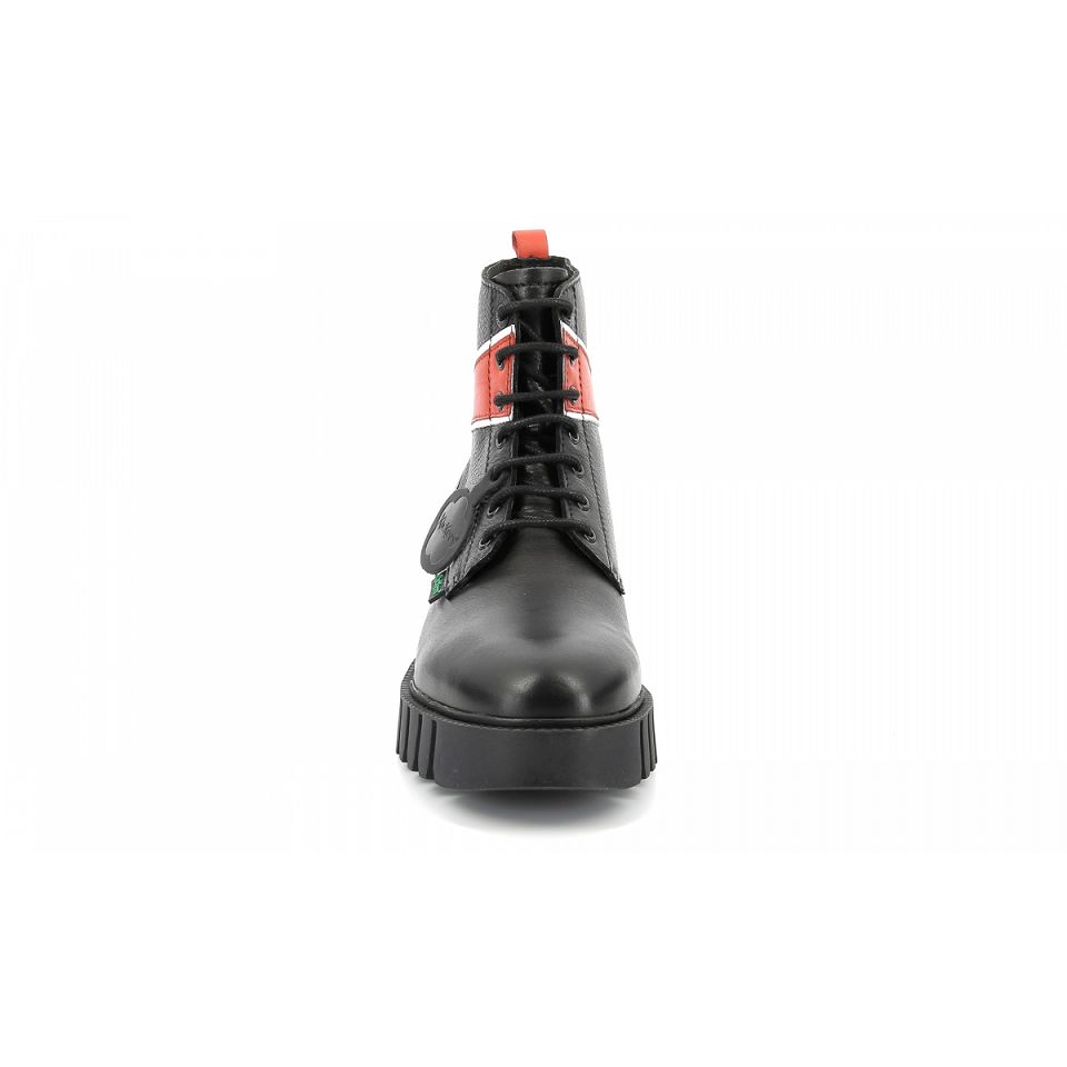 Kickers Kick fabulous Stövlar Herr Black/red | 92853-SGMH