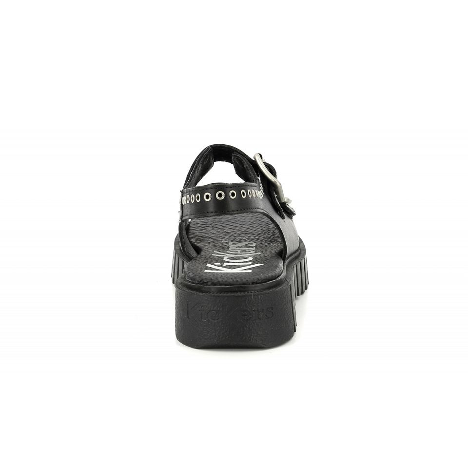 Kickers Kick falk Sandaler Dam Svarta | 48690-TLVO