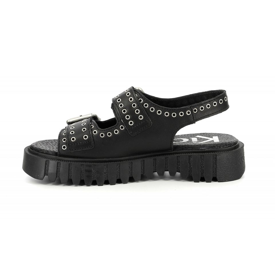 Kickers Kick falk Sandaler Dam Svarta | 48690-TLVO
