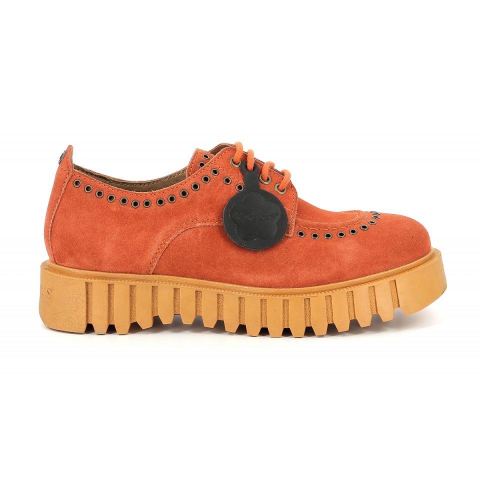 Kickers Kick famous Derbyskor Dam Orange | 37160-QPBJ