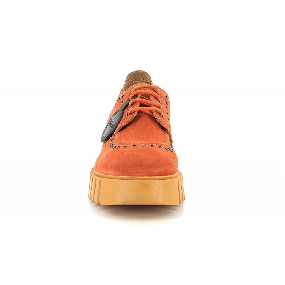 Kickers Kick famous Derbyskor Dam Orange | 37160-QPBJ