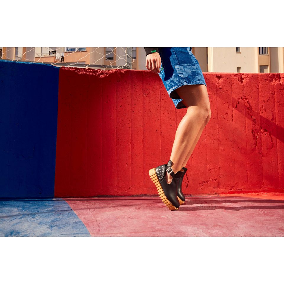 Kickers Kick fantasy Ankelboots Dam Svarta | 84176-EIZD