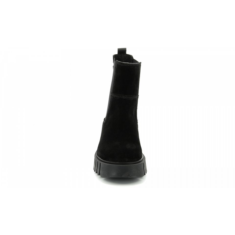 Kickers Kick favorite Chelsea Boots Dam Svarta | 01643-CZMS