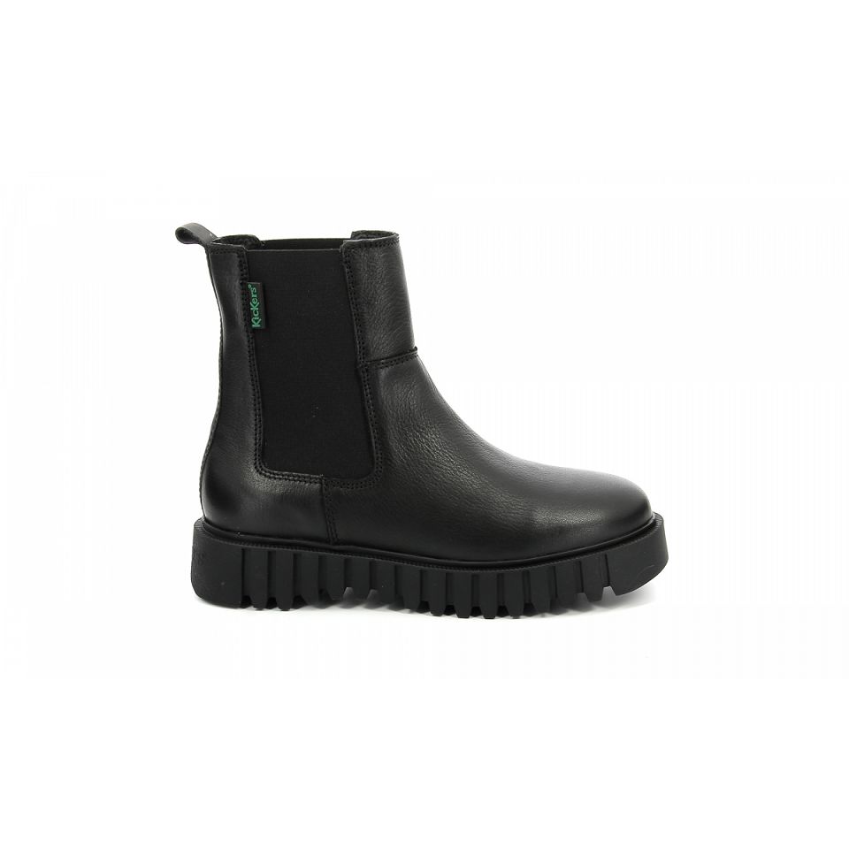 Kickers Kick favorite Chelsea Boots Dam Svarta | 78049-GJRO