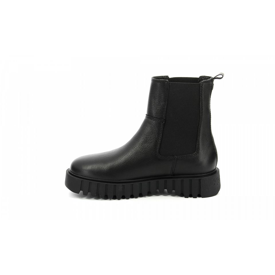 Kickers Kick favorite Chelsea Boots Dam Svarta | 78049-GJRO